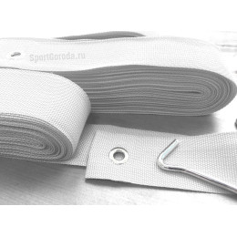 Разметка площадки для бадминтона 13.4х6.1м - белый (ленты)