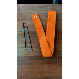 Разметка площадки для бадминтона 13.4х6.1м - оранжевый (ленты)