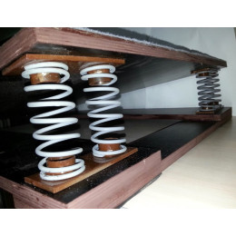 Мостик гимнастический 4 пружины, усиленный